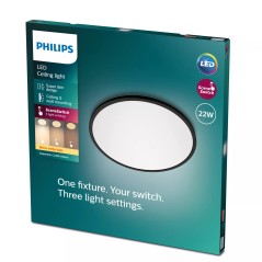 Philips by Signify Functional 8719514327085 Vgloftslampe - 2000 Lumen Brightness, Sleek Design for Modern Spaces!